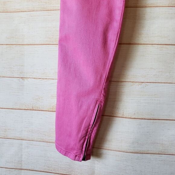 Ksubi Spray On Denim Skinny Jeans Pop Purple Hot Pink Zip Ankle Women's Size 29 - Picture 3 of 10